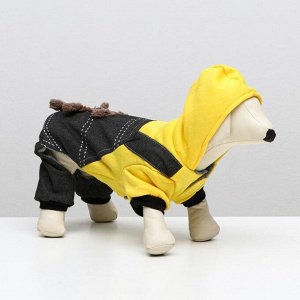 Комбинезон «Мишка», XL (ДС 40 см, ОШ 40 см, ОГ 50 см)