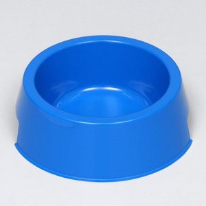 Миска пластиковая, синяя, 17 х 17 х 5 см, 400 мл