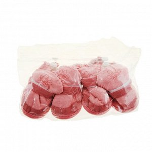 СИМА-ЛЕНД Ботинки Элеганс, набор 4 шт, размер 5 (подошва 6,2 х 5 см) розовые