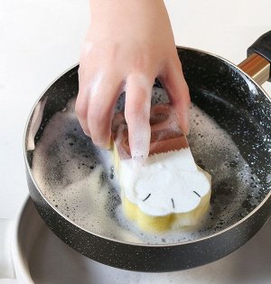 Набор губок для мытья кастрюль и сковородок ""Кошачьи лапки"" FB-30605