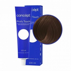 Concept Profy Touch 5.73 Профессиональный крем-краситель для волос, темно-русый коричнево-золотистый, 100 мл