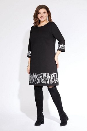 Платье Милора-стиль 969 чёрный