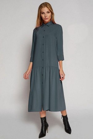 Платье / Bazalini 4032 серо-зеленый