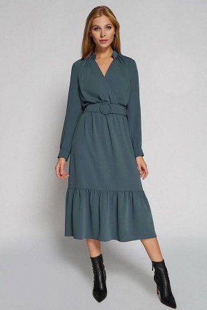 Платье / Bazalini 4037 серо-зеленый