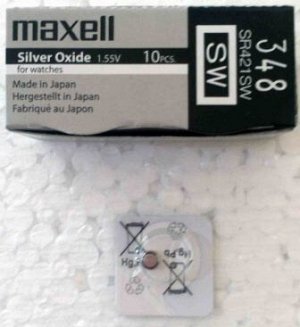 Батарейка  MAXELL SR421SW (348) BL-1