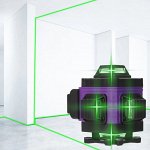 Лазерный уровень (нивелир) 4D 16 зеленых лучей