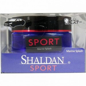 127801 "ST" "Shaldan SPORT" Освежитель воздуха (гелевый, для автомобиля, аромат "Морской всплеск"), 40 гр. 1/24