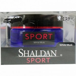 127825 "ST" "Shaldan SPORT" Освежитель воздуха (гелевый, для автомобиля, аромат "Белый мускус"), 40 гр. 1/24