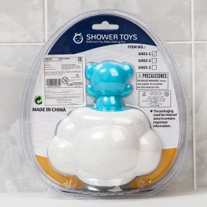 Игрушка для игры в ванне «Слоник на облачке», с брызгалкой