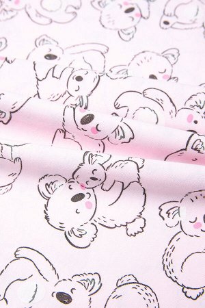 Пеленка(Осень-Зима)+baby (забавные коалы на нежно-розовом)