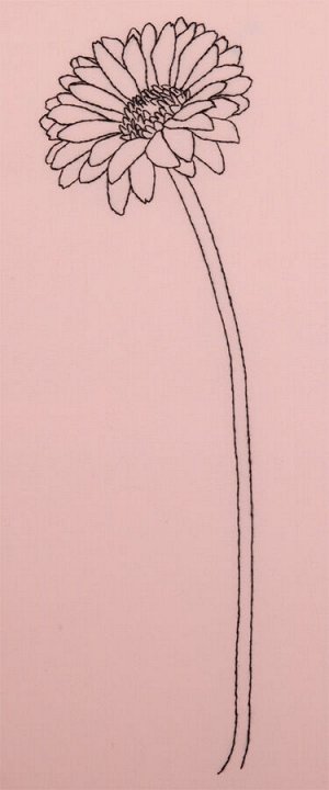 Набор для вышивания "PANNA" "Живая картина" JK-2251 "Гербера" 12 х 34 см