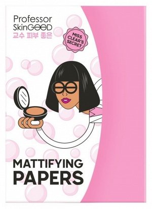 NEW! Professor SkinGOOD Матирующие салфетки / Mattifying Papers /180шт/Арт-PSG303102/311522