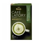 Растворимый напиток зелёный чай Матча «3в1» AGF Blendy Cafe LATORY Matcha Latte Stick, 6х12гр