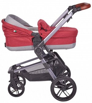 Коляска модульная 2в1 Zuma Duo Comfort ZDC-11 Рубиновый