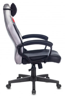 Кресло игровое Zombie HERO QUEEN черный/белый эко.кожа с подголов. крестовина пластик