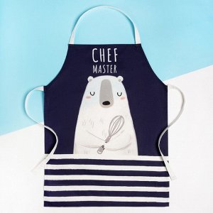 Фартук детский Этель Chef master 46*60 см,100% хл., саржа