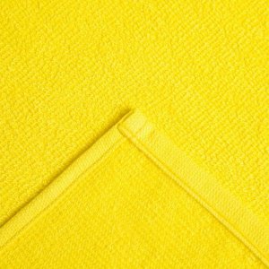 Салфетка махровая универсальная для уборки Экономь и Я, жёлтый, 100% хлопок