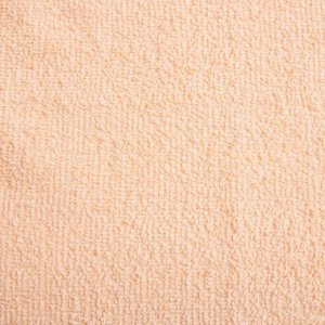 Салфетка махровая универсальная для уборки Экономь и Я, цвет персиковый, 100% хлопок