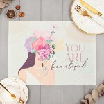Салфетка на стол Доляна &quot;You are beautiful&quot; ПВХ 40*29см