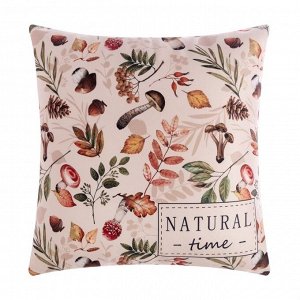 Подушка Этель "Natural time" 40х40 см, 100% п/э