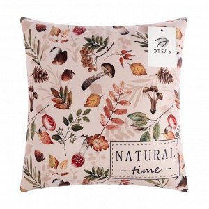 Подушка Этель "Natural time" 40х40 см, 100% п/э