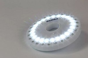 Светодиодный фонарь 48 LED с карабином для подвешивания Smartbuy 3AA, белый (SBF-8254-W)