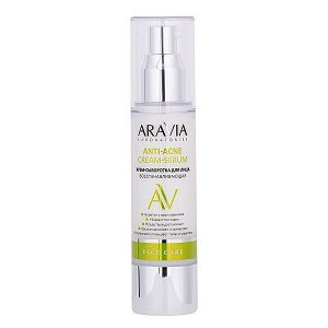 "ARAVIA Laboratories" Крем-сыворотка для лица восстанавливающая Anti-Acne Cream-Serum, 50 мл