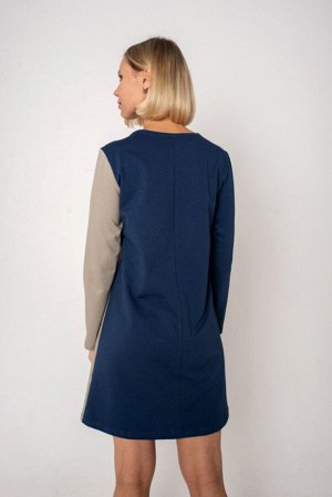 Платье Ткань: Футер (80% х/б, 15% п/э, 5 % лайкра)
Цвет: Серый/Темно-синий/Бежевый
Год: 2021
Страна: Россия
