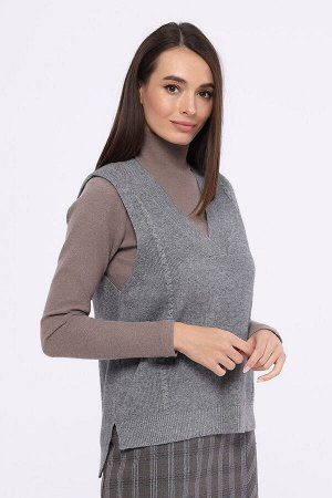 Жилет. Цвет: серый