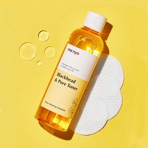 Очищающий тонер против черных точек с BHA-кислотой, MANYO BLACKHEAD & PORE TONER  210 мл