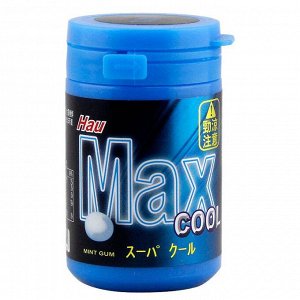 HOU MAX Q Жевательная резинка с супер мятным вкусом 50г 1/96
