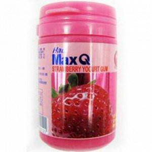 HOU MAX Q Жевательная резинка с клубнично-йогуртовым вкусом 54,6г 1/96