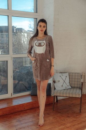 Платье совушка "Какао"