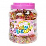 Желе трубочки &quot;Фруктово-молочное ассорти&quot; 1000г 1/6 Тайвань