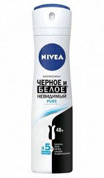 НИВЕЯ део-спрей жен. 150мл Невидимая защита д/черного и бел. Pure