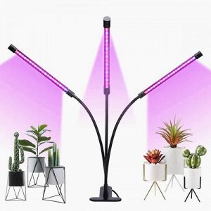 Светодиодная лампа для выращивания растений в помещении Grow Light 3 Head 18W