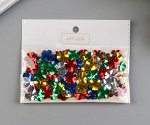 Набор для творчества пайетки 10гр &quot;Разноцветные цветочки&quot; 1,5*1,5см