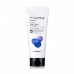 Крем-пенка для умывания с экстрактом голубики Blueberry Clean Dew Seed Foam Cleanser