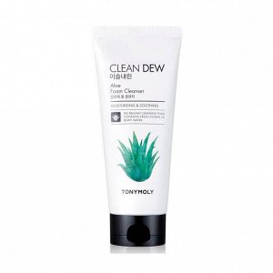 TonyMoly Крем-пенка для умывания с экстрактом Алоэ Вера Aloe Clean Dew Seed Foam Cleanser