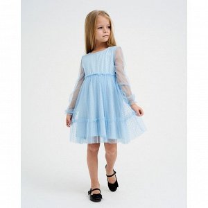 Платье для девочки KAFTAN, размер 32 (110-116 см), цвет голубой