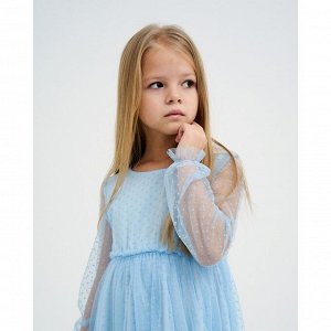 Платье для девочки KAFTAN размер 34 (122-128 см), цвет голубой