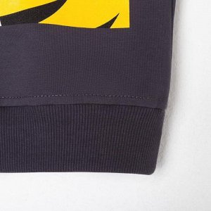 Свитшот для мальчика MINAKU: Casual Collection KIDS, цвет графит.