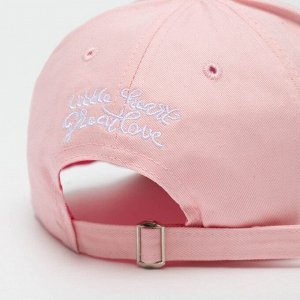 Кепка женская MINAKU "LOVE" цвет розовый, р-р 56-58