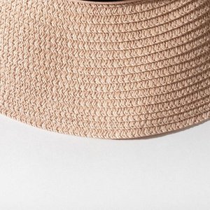 Шляпа с бантиком MINAKU цвет розовый, р-р 56-58