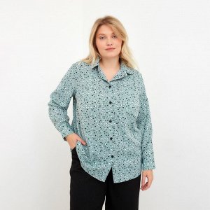 Рубашка женская MIST plus-size, зеленый