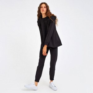 Костюм женский (толстовка, брюки) MINAKU: Home comfort, чёрный