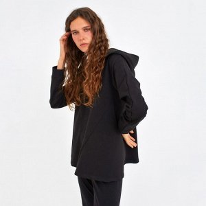 Костюм женский (толстовка, брюки) MINAKU: Home comfort, чёрный