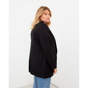Пиджак женский двубортный MIST plus-size, цвет чёрный