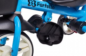 Детский трехколесный велосипед с родительской ручкой (2022) Farfello S-1601 Желтый S-1601