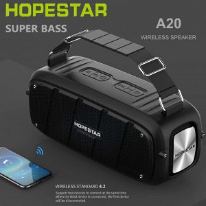 Беспроводной динамик Hopestar A20 Pro портативная колонка мощная 55W + Микрофон